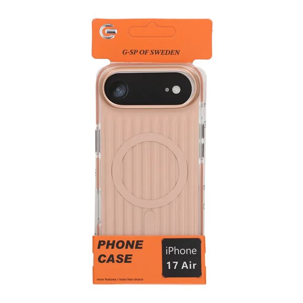 iPhone Air Skal Korrugerad MagSafe Ljusbrun