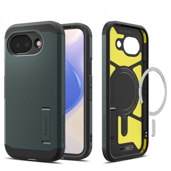 Spigen Google Pixel 10a Skal Tough Armor MagFit Abyss Green