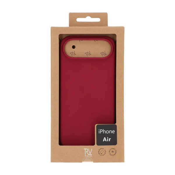 Rvelon iPhone Air Skal Silikon MagSafe Röd