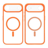 iPhone Air Skal Kamerasarg MagSafe Orange Transparent