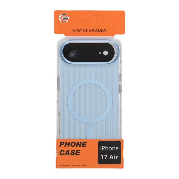 iPhone Air Skal Korrugerad MagSafe Ljusblå