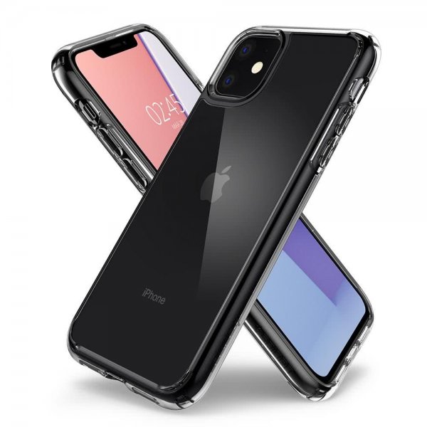 Spigen iPhone 11 Skal Crystal Hybrid Crystal Clear