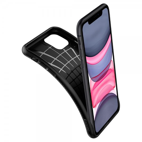 Spigen iPhone 11 Skal Liquid Air Matte Black