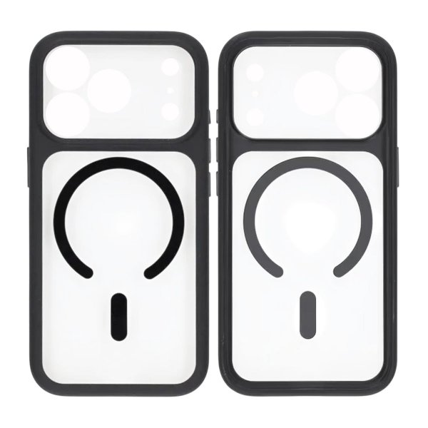 iPhone 17 Pro Skal Kamerasarg MagSafe Transparent Svart