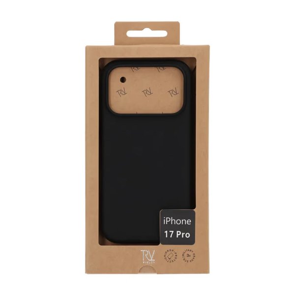 Rvelon iPhone 17 Pro Skal Silikon MagSafe Svart