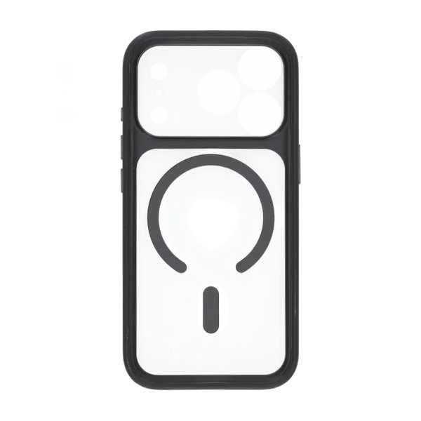 iPhone 17 Pro Skal Kamerasarg MagSafe Transparent Svart