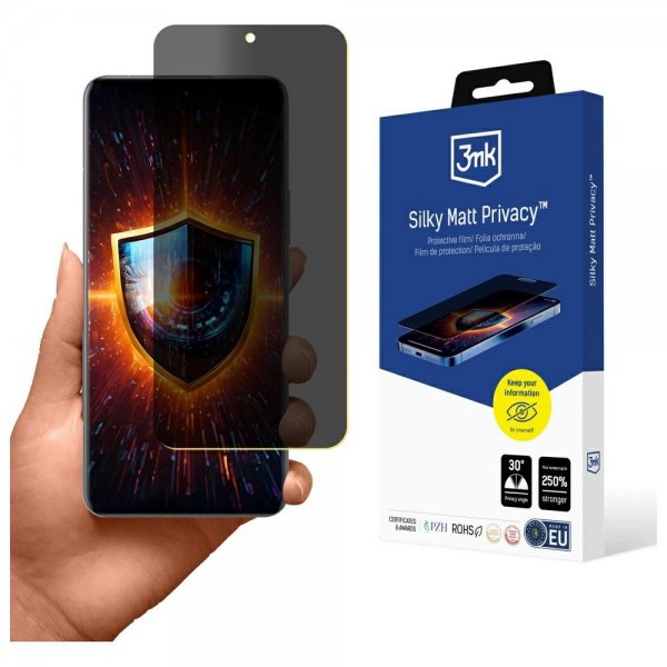 3mk Xiaomi 15 Ultra Skärmskydd Silky Matt Privacy