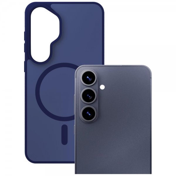 3mk Samsung Galaxy S26 Skal Smoke MagCase Blå