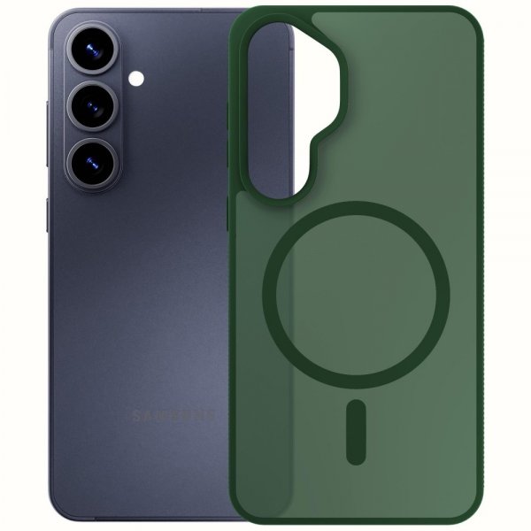 3mk Samsung Galaxy S26 Skal Smoke MagCase Grön