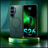 3mk Samsung Galaxy S26 Skal Smoke MagCase Grön
