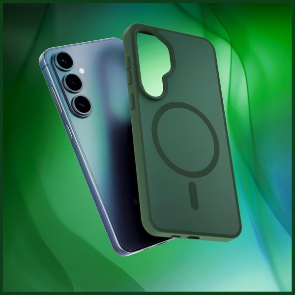 3mk Samsung Galaxy S26 Skal Smoke MagCase Grön