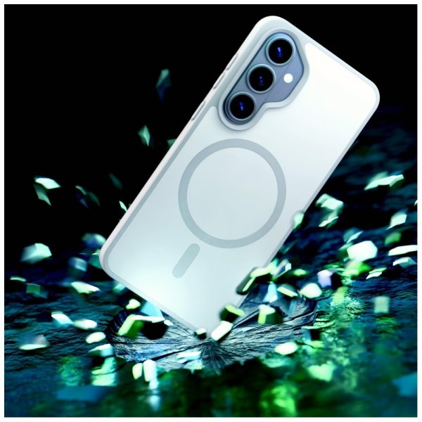 3mk Samsung Galaxy S26 Skal Smoke MagCase Vit