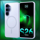 3mk Samsung Galaxy S26 Skal Smoke MagCase Vit