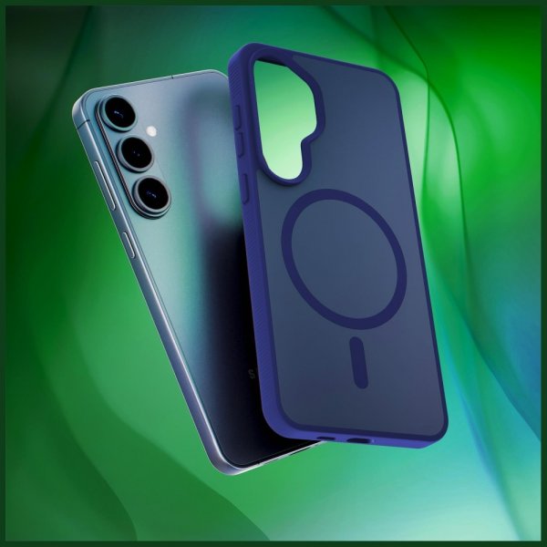 3mk Samsung Galaxy S26 Plus Skal Smoke MagCase Blå