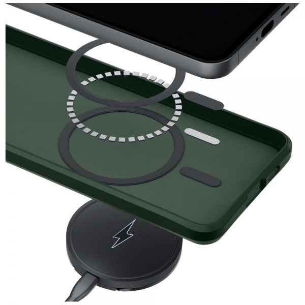 3mk Samsung Galaxy S26 Plus Skal Smoke MagCase Grön