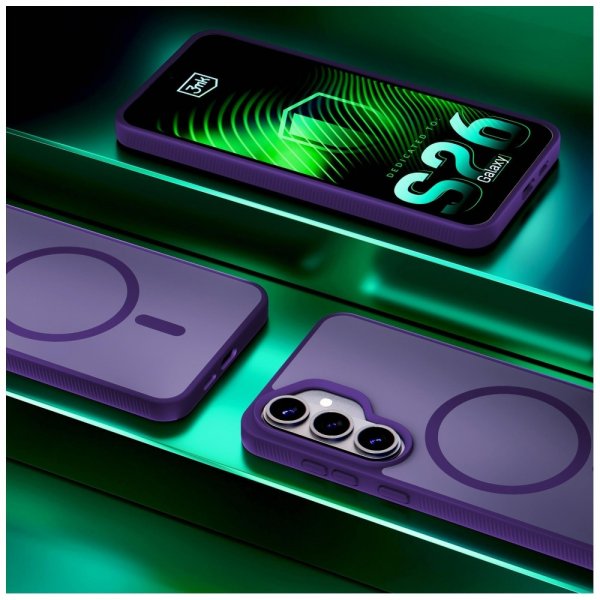 3mk Samsung Galaxy S26 Plus Skal Smoke MagCase Lila
