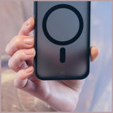 3mk Samsung Galaxy A37 Skal Smoke MagCase Svart