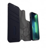 Decoded iPhone 14 Pro Fodral Leather Detachable Wallet Navy