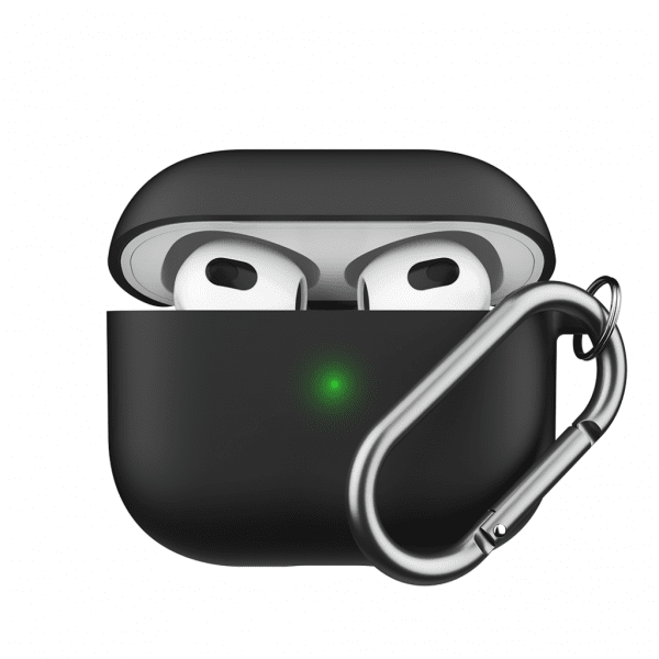 KeyBudz PodSkinz HyBridShell Series Airpods 3 Skal Svart