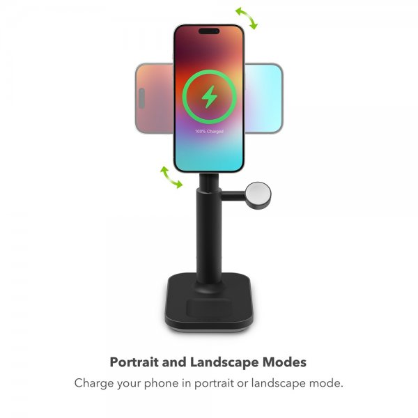 Mophie Trådlös Laddare 3-in-1 Extendable Stand MagSafe