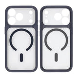 iPhone 17 Pro Max Skal Kamerasarg MagSafe Blå Transparent