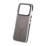 iPhone 17 Pro Skal Korrugerad MagSafe Svart Transparent
