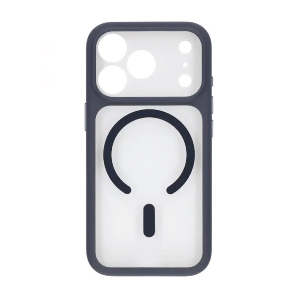 iPhone 17 Pro Max Skal Kamerasarg MagSafe Blå Transparent