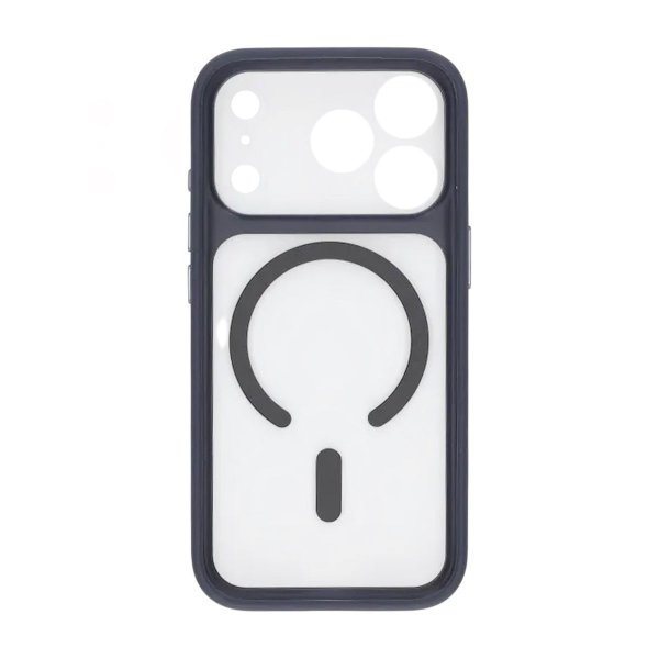 iPhone 17 Pro Skal Kamerasarg MagSafe Blå Transparent