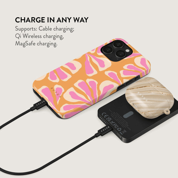 Burga Powerbank MagSafe 5000 mAh Aloha Grå