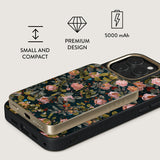 Burga Powerbank MagSafe 5000 mAh Bloomy Garden Guld