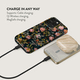 Burga Powerbank MagSafe 5000 mAh Bloomy Garden Guld