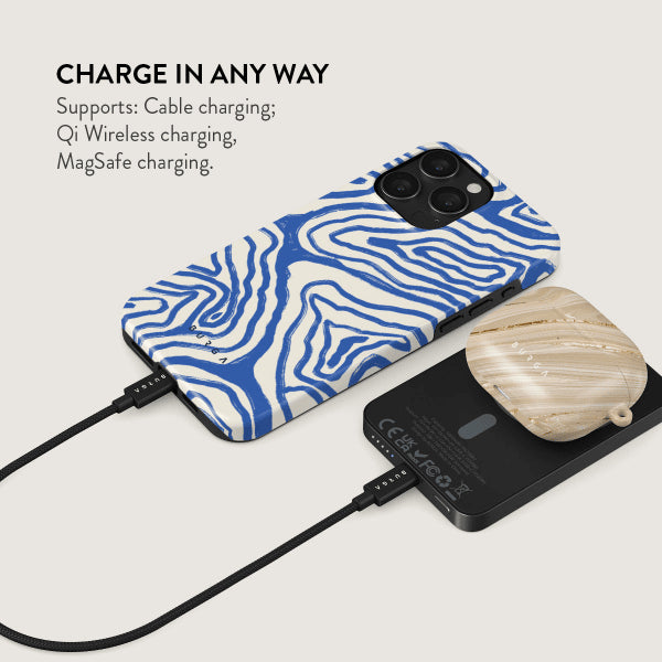 Burga Powerbank MagSafe 5000 mAh Seven Seas Grå