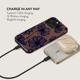 Burga Powerbank MagSafe 5000 mAh Velvet Night Guld
