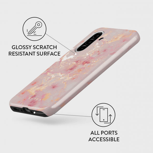 Burga Samsung Galaxy A36 Skal Tough Golden Coral