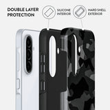 Burga Samsung Galaxy A56 Skal Tough Night Black Camo