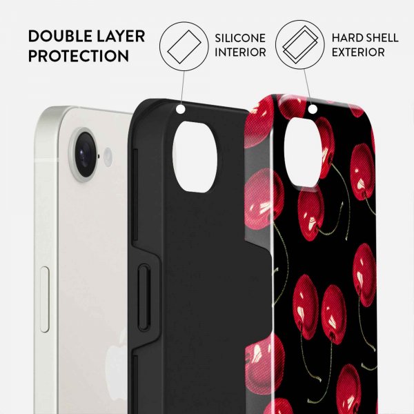 Burga iPhone 16e/iPhone 17e Skal Tough MagSafe Cherrybomb