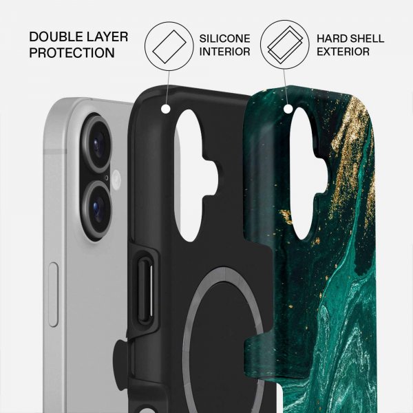 Burga iPhone 17 Skal Tough MagSafe Emerald Pool