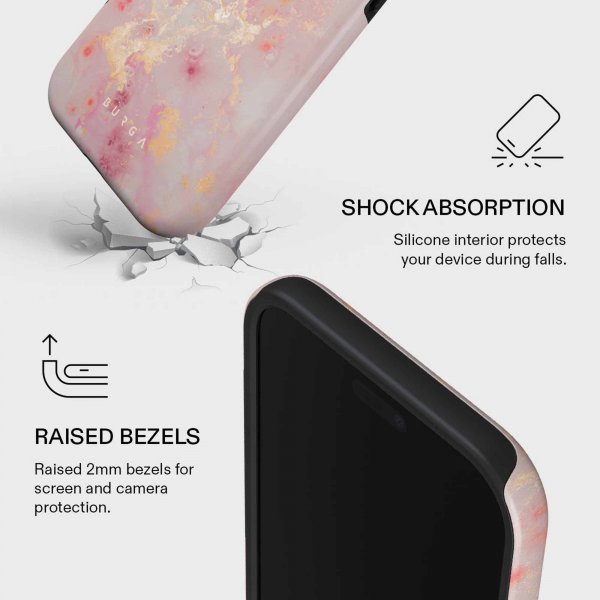 Burga iPhone Air Skal Tough MagSafe Golden Coral