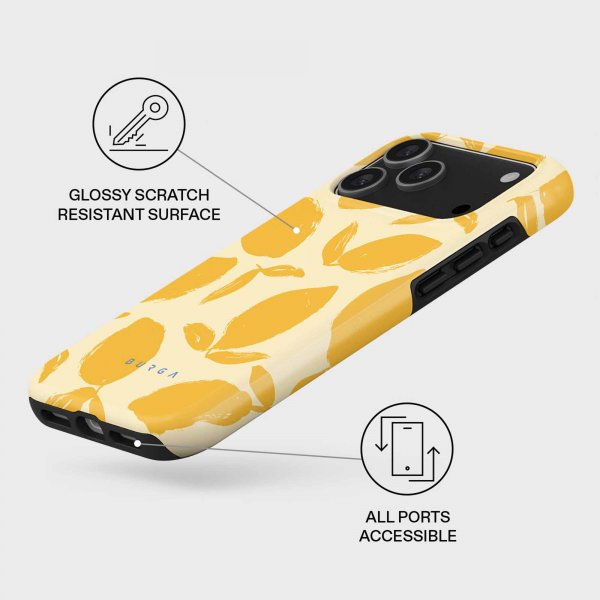 Burga iPhone 17 Pro Skal Tough MagSafe Lemon Tart