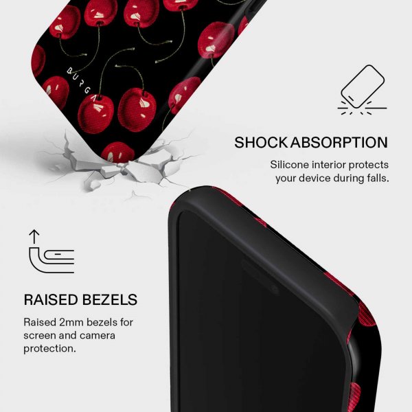 Burga iPhone 17 Pro Skal Tough MagSafe Cherrybomb