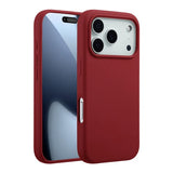 Rvelon iPhone 17 Pro Max Skal Silikon MagSafe Röd