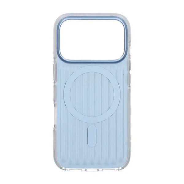 iPhone 17 Pro Skal Korrugerad MagSafe Ljusblå