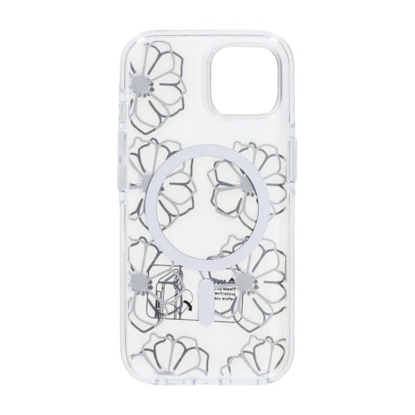 iPhone 15 Skal Mönster MagSafe Blommor