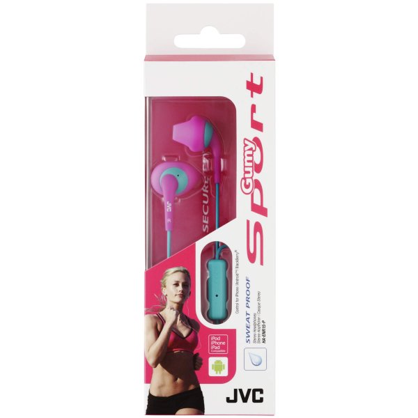 JVC Hörlurar ENR15 Sport Mic In-Ear Rosa