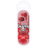 JVC Hörlurar FR6 Gumy Plus Mic Röd