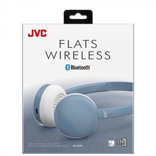 JVC Hörlurar On-Ear S22 Trådlös Blå