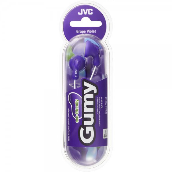 JVC Hörlurar F14 Gumy In-Ear Violett