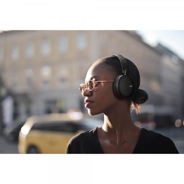 JVC Hörlurar Over-Ear Svart ANC HA-S91N