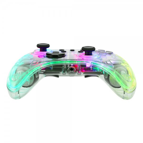 Deltaco Gaming Trådlös Kontroll för Nintendo Switch Transparent RGB