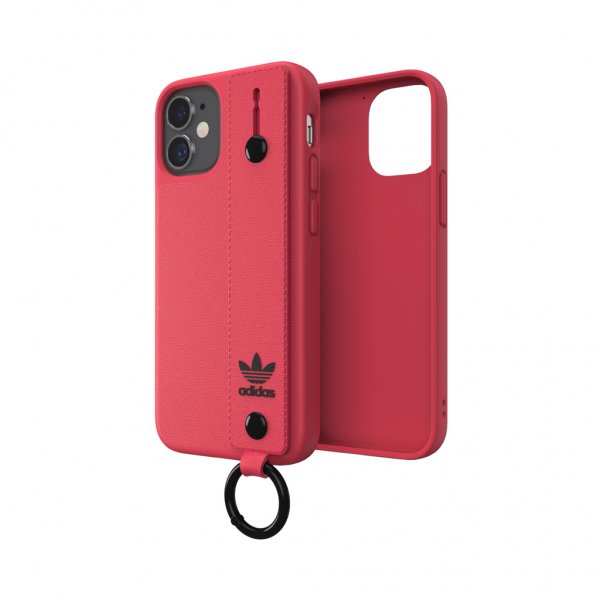 Adidas iPhone 12 Mini Skal Hand Strap Case Rosa